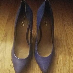 Aldo blue high heels
